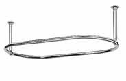 Oval Shower Curtain Rail OVSR4